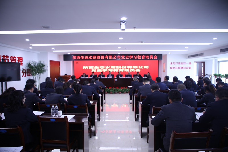 生态水泥公司召开党史学习教育动员会