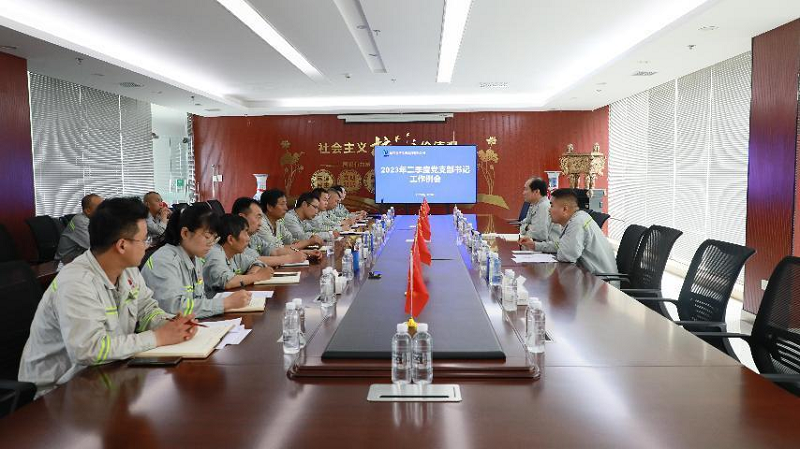 富平公司组织召开2023年二季度党支部书记工作例会